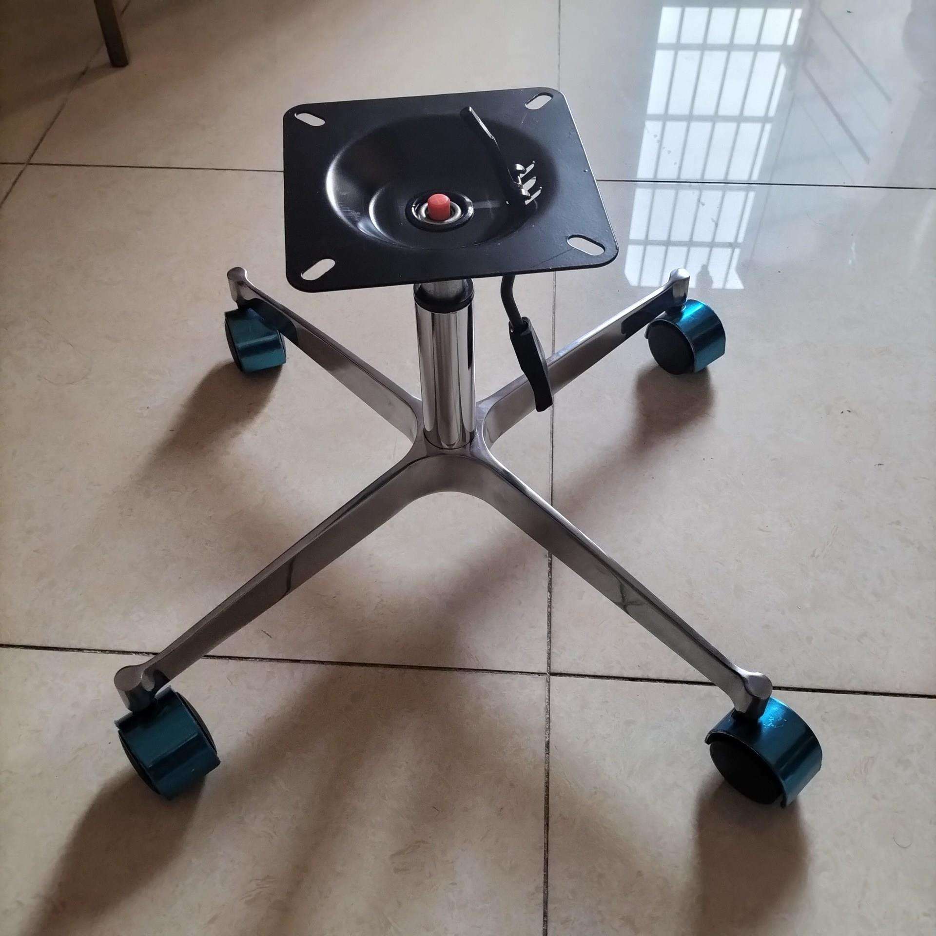 可升降旋转桌椅底座支柱架电脑沙发休闲椅四星底盘转椅休闲椅架