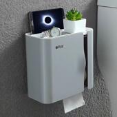 卫生纸盒卫生间纸巾盒洗手间厕纸置物架厕所壁挂式 浴室抽纸卷纸筒