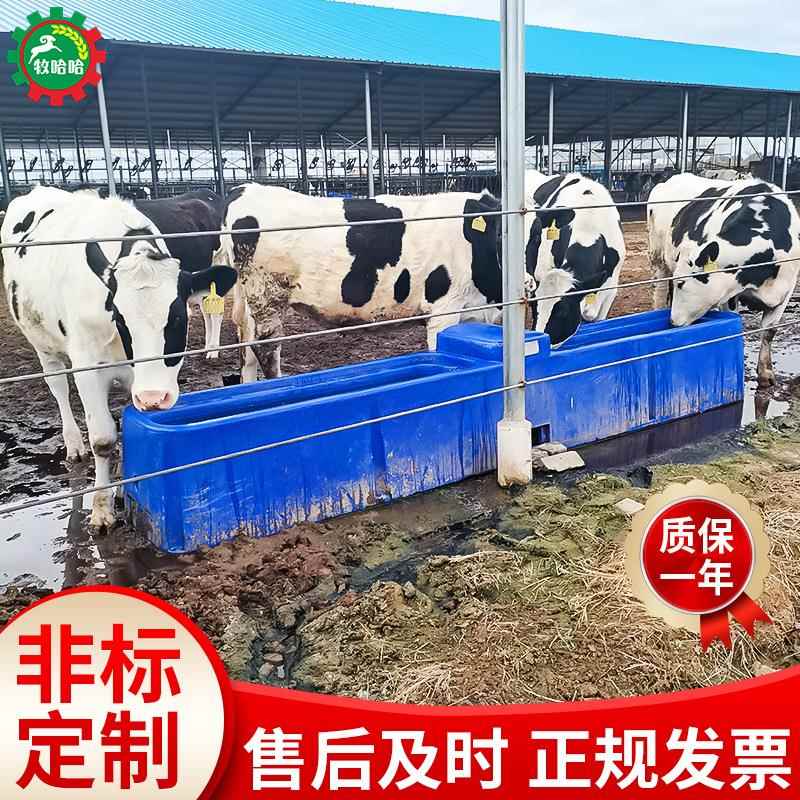 不锈钢方底加厚牛羊恒温饮水槽电加热自动补水自动加热饮水器