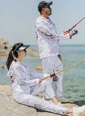 沃克森琦新款夏季连帽钓鱼服上衣