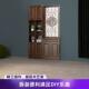隔断实木新中式 柜一体 屏风柜高档客厅玄关柜入户进门遮挡置物架鞋