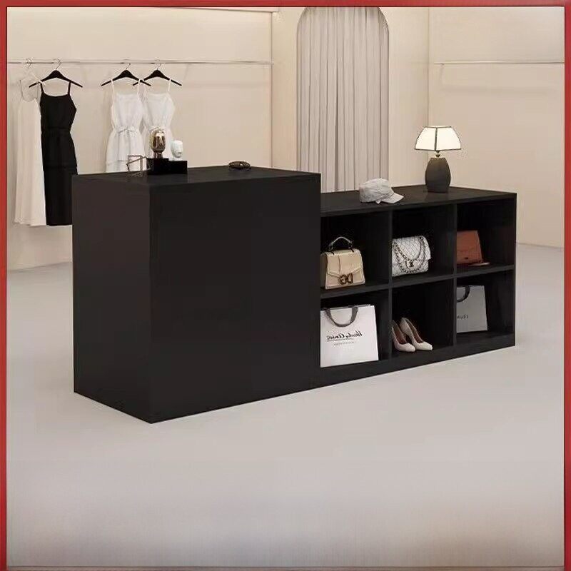 服装店中岛展示桌简约现代收银台女装店铺柜台收纳摆放陈列流水台