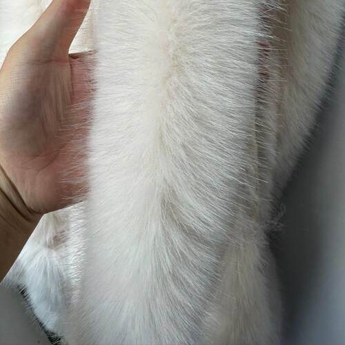 仿狐狸毛绒条辅料服饰毛毛边条毛绒条缝纫配件长毛毛条民族服皮草