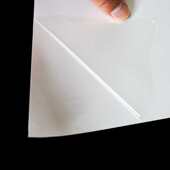 山富弱溶剂180g背胶PP合成纸 无背胶PP纸卷筒展架打印纸广告材料