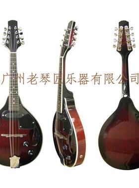 高档Timo陀thy帝慕希声乐队电曼陀铃曼林电用八弦琴包邮酒红色两