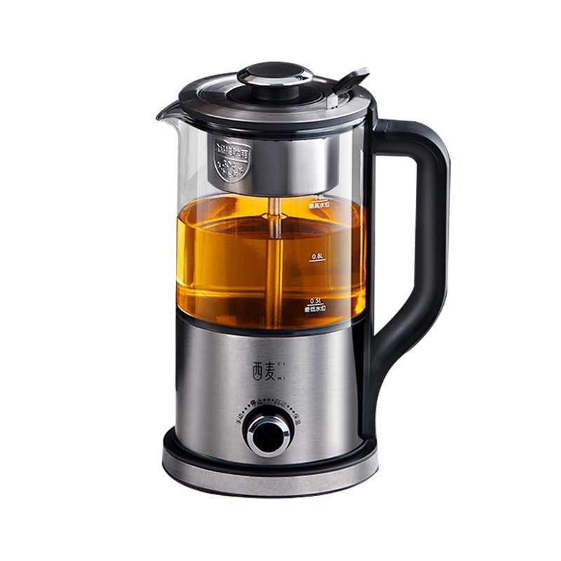 西麦茶煮茶蒸器汽喷CM-PC100淋式煮茶壶全煮自动家用养生泡茶壶蒸