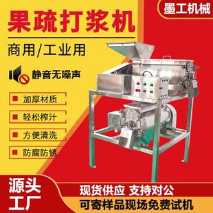 大型商用不锈钢苹果芒果双道去核打浆机猕猴桃葡萄芒果榨汁打浆机