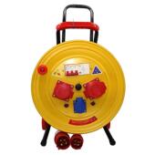 4芯 5芯线380V移动卷线盘工业防爆插座防雨电缆盘拖线轴三相滚车