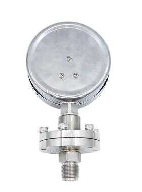 Y螺TP10-ML纹连接不锈防钢膜片腐压力表0法兰隔膜压力表厂家