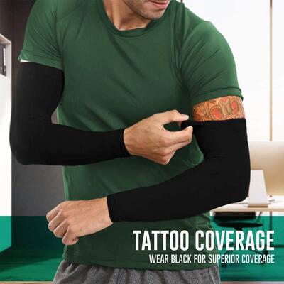 4Pairs Unisex Arm Sleeves Cover UV Sun Protection Men Sleeve