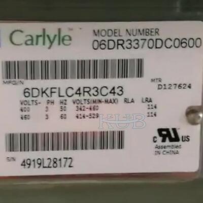 供应 美国原装Carrier开利压缩机 半封闭活塞开利制冷压缩机