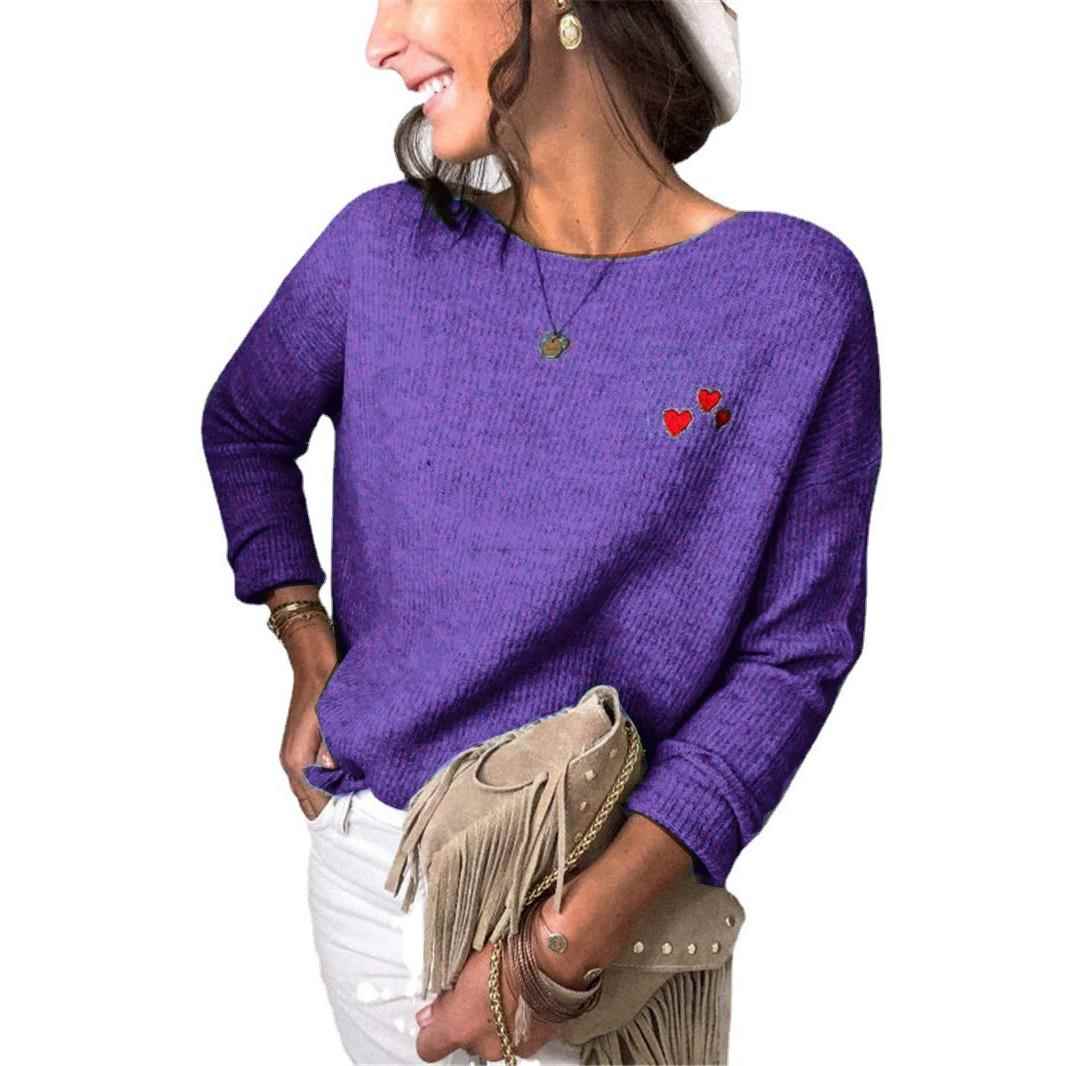 love loose shirt solid women embroidered for top long