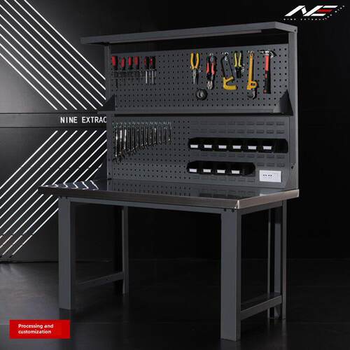 不锈钢工作台重型钳工台车间操作桌维修台实验室检验多功能工具台