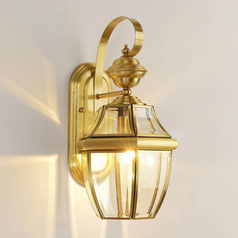 全铜壁灯欧式户外防水壁灯床头壁灯别墅庭院灯阳台灯走廊过道灯具