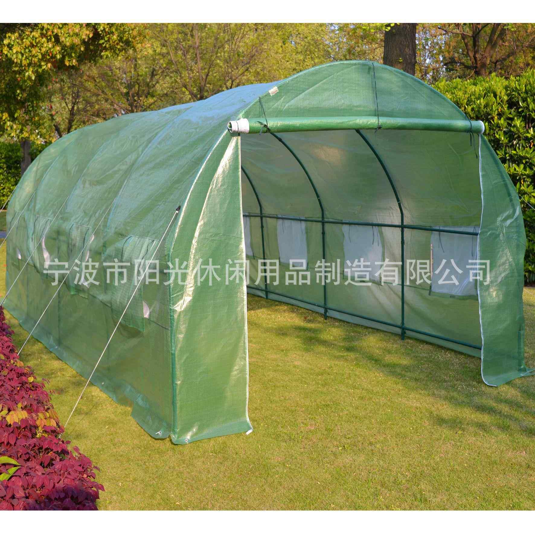 花花房草暖房家用动植物花多PAO肉防冻室防雨6米全钢架温棚