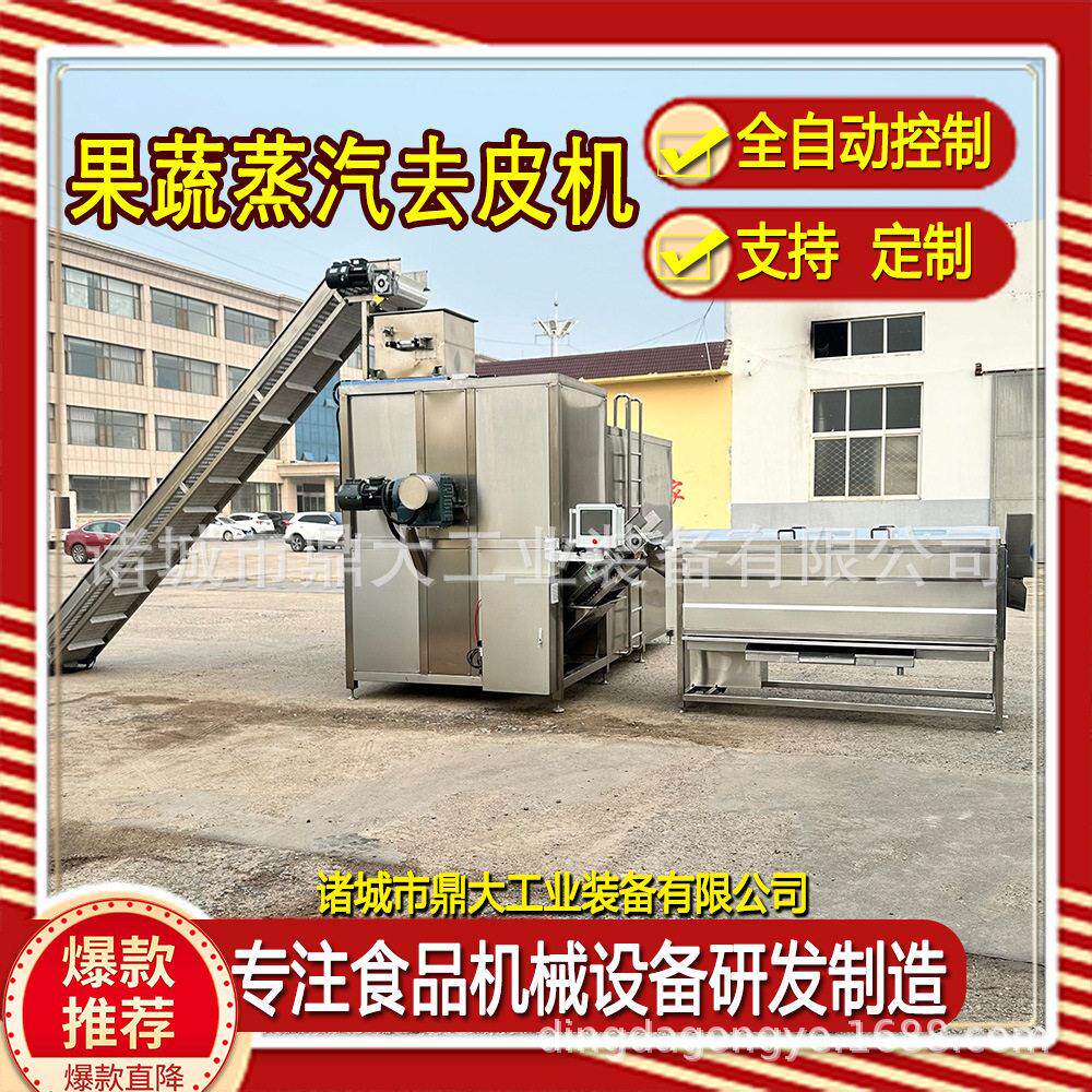 全自动西红柿蒸汽去皮机 圣女果通用型 快速去皮不伤果肉支持定制