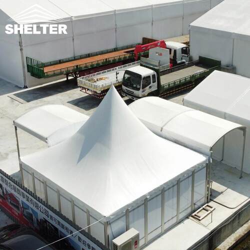 赛尔特篷房厂家直销欧式尖顶展示四脚帐篷铝合金框架广告展览帐篷