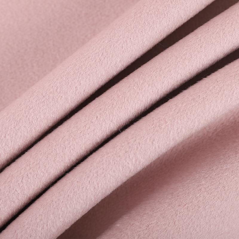 厂现家货M家101LLF01款山羊绒单面面料15%8山羊绒立绒呢毛呢面料