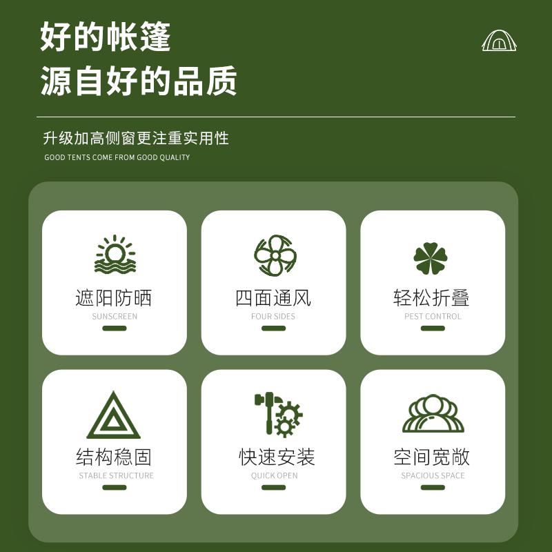 网红市集帐篷四脚房式简易停车棚遮阳篷折叠雨棚活动移动夜市摆摊