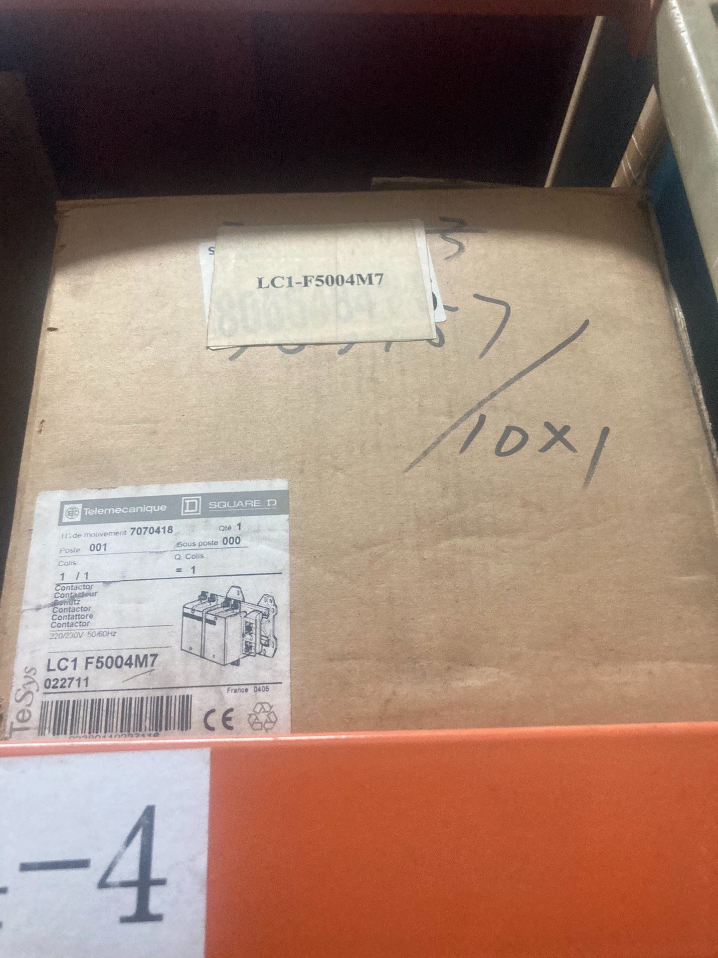 施耐德接触器，型号LC1F5004M7，全新，价格面议，库存