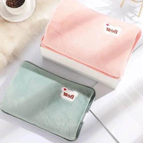 Electric Hot Water Bag Reusable Plush Hot Water Bottle EU Pl