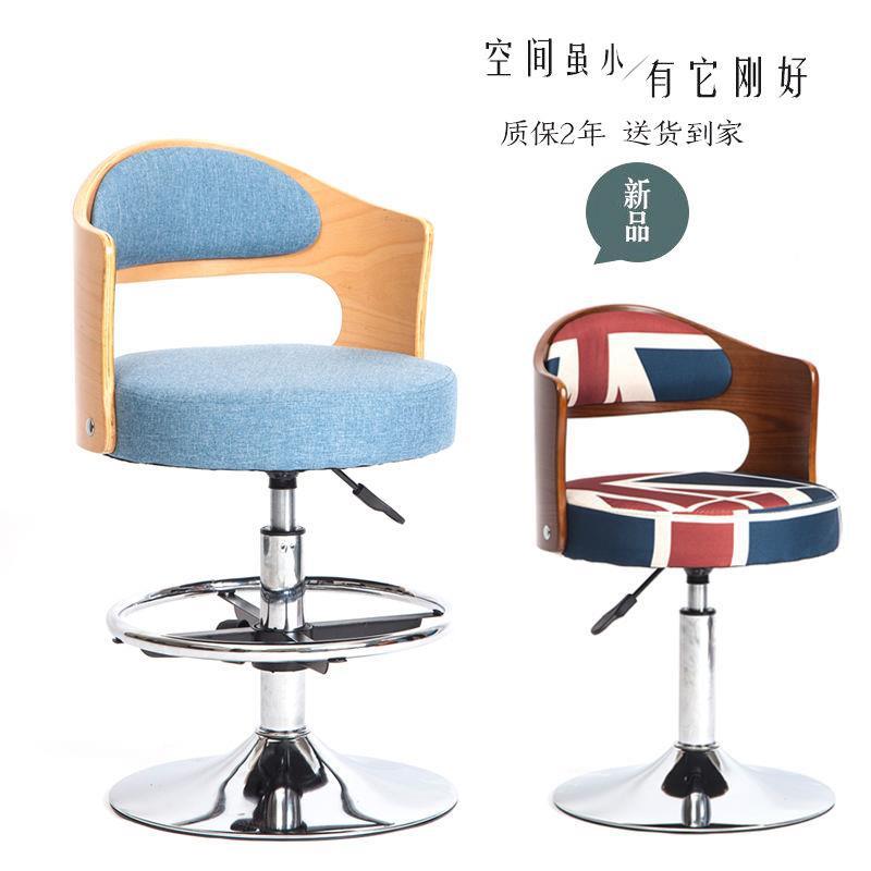 实木欧式家用电脑椅小巧型学生儿童书桌椅现代简约升降转椅座椅