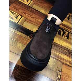 202NRP3秋冬新广州时尚男色鞋品能麂皮单腿万棕单棉高帮靴