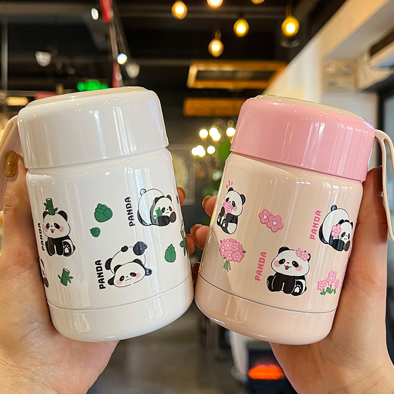 焖烧杯女新款2025保温杯宽口径闷烧杯银耳羹便携装粥早餐豆浆杯子