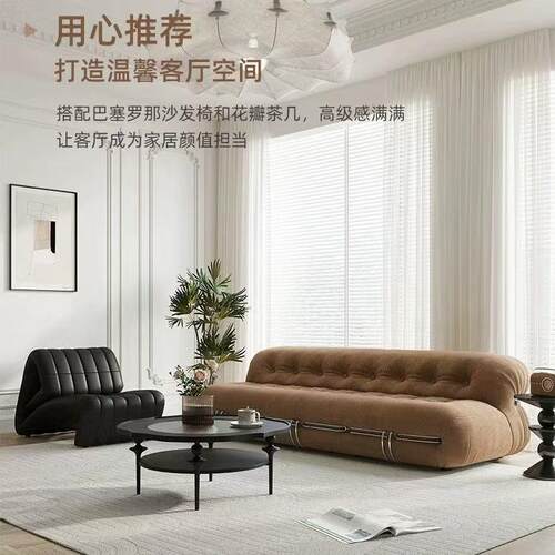 北欧创意古设计师河马沙发复钢牙休闲懒人椅新简约躺单人沙款钢牙