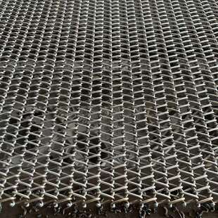 304不锈钢加密人字形输送网带清洗网带输送机烘干机压铸机转弯机