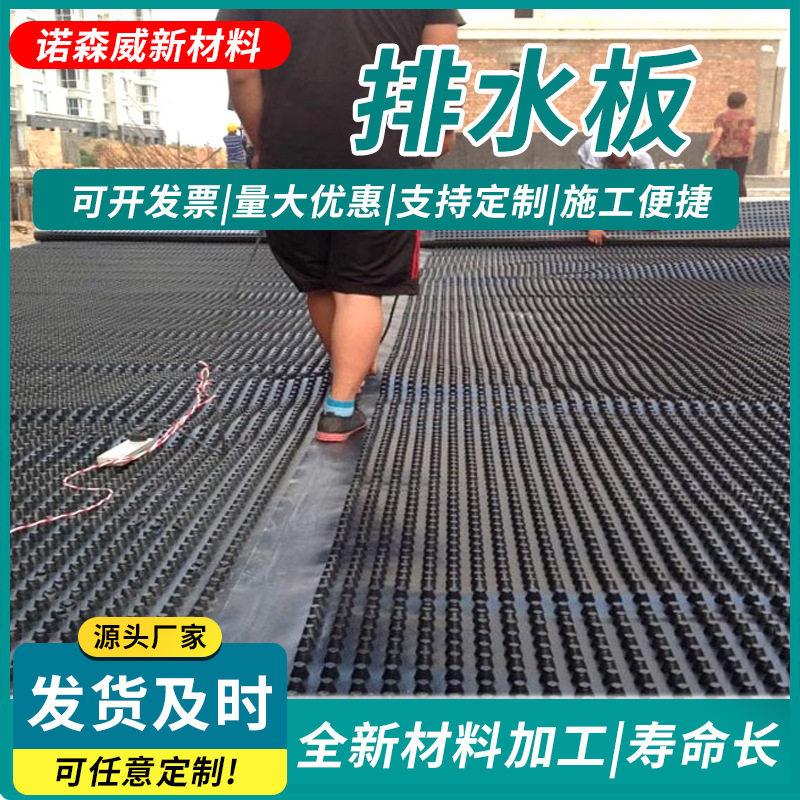 排水板卷材凹凸型绿化疏水滤水板花池楼顶蓄水凹凸塑料防腐排水板