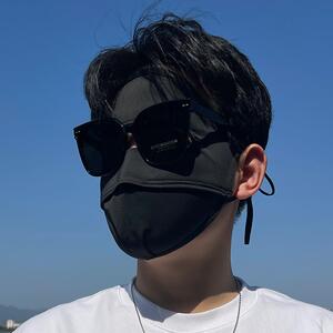 全脸防晒面膜男士冰丝遮阳面膜夏季透气防护面膜驱动防紫外线脸基