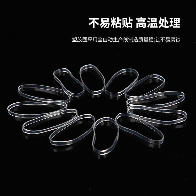 现货直销透明皮筋环保耐高温防老化橡皮筋塑胶皮圈高弹力TPU皮筋