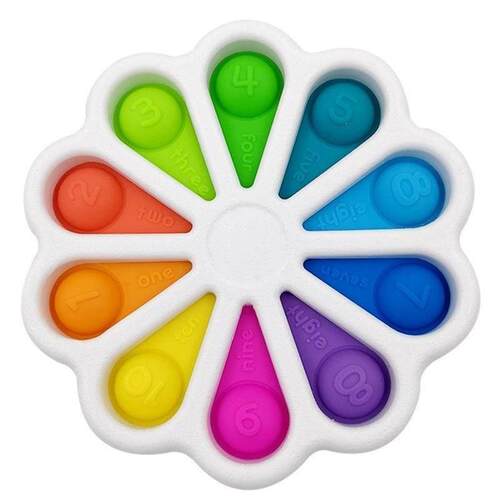 Push Pop Simple Fidget Toy Number Learning Toys for