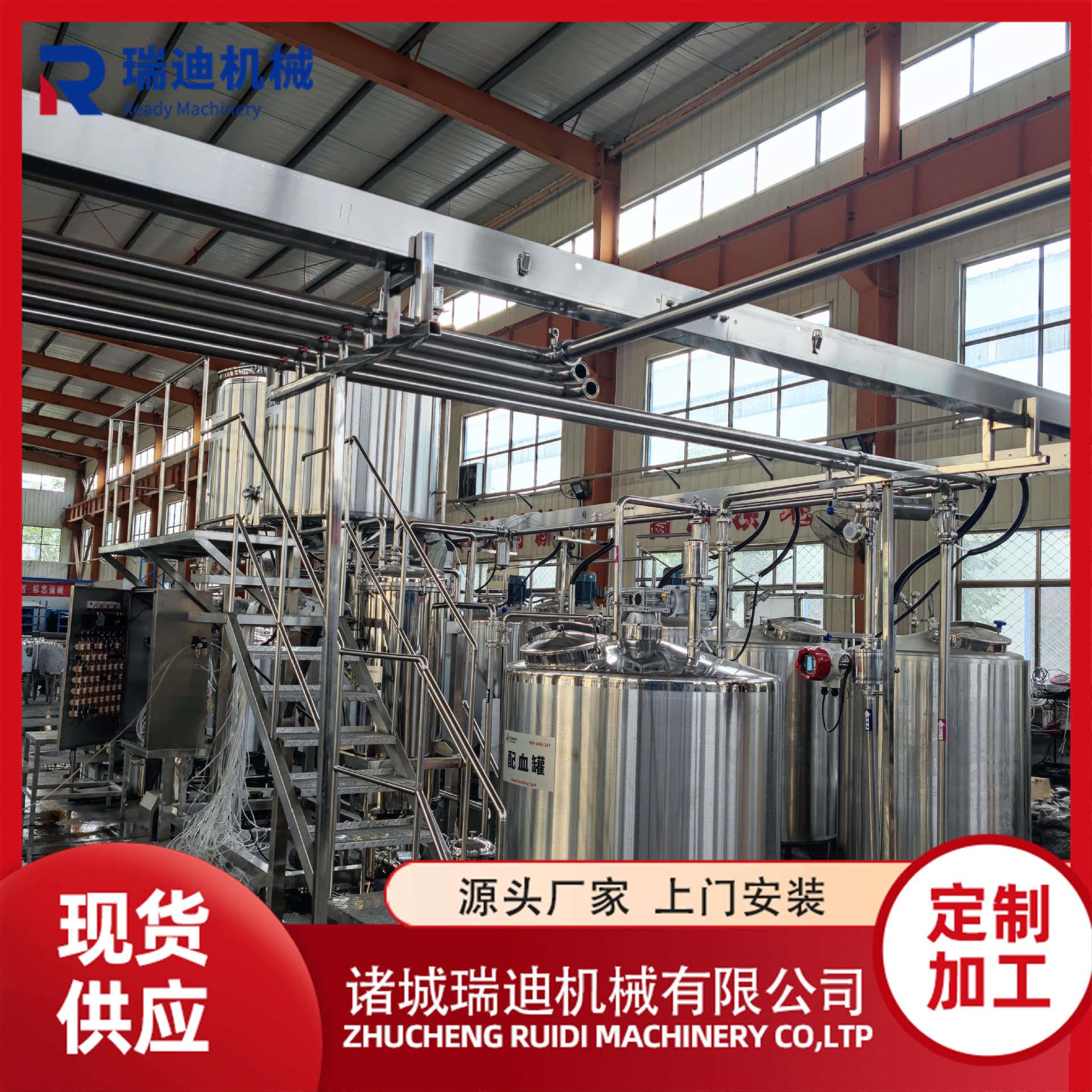 盒装鹅血豆腐生产线全套驴血块加工设备袋装鸭血旺灌装杀菌机器