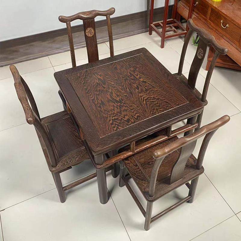 0A中式餐桌实方桌子木老式八仙桌家用饭桌正方形地桌鸡翅木小方桌,住宅家具,实木餐桌,淘宝优惠券,粉丝福利购,淘宝优惠卷