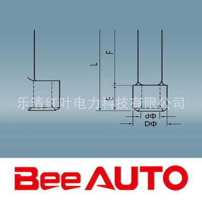 厂家销e售BAue质to品端子冷压片形裸XJH接线端子DBN5.5-14紫铜端