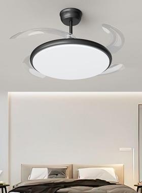 隐形风扇灯餐厅灯4简约6寸2寸KFG3扇一体式静音护电眼卧室吊扇吊