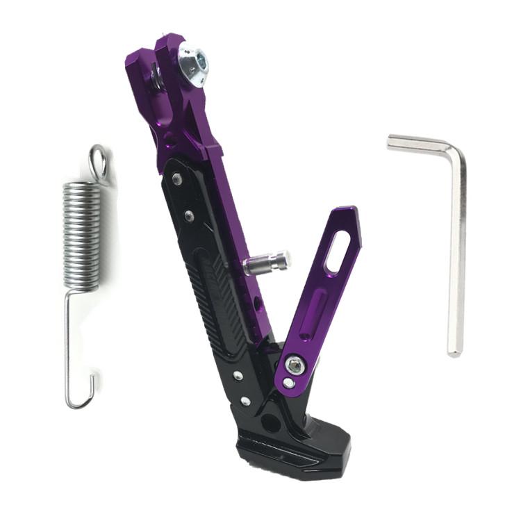 摩托车脚撑电动车可调节边撑通用改装单边脚架M3小猴子CNC侧支架