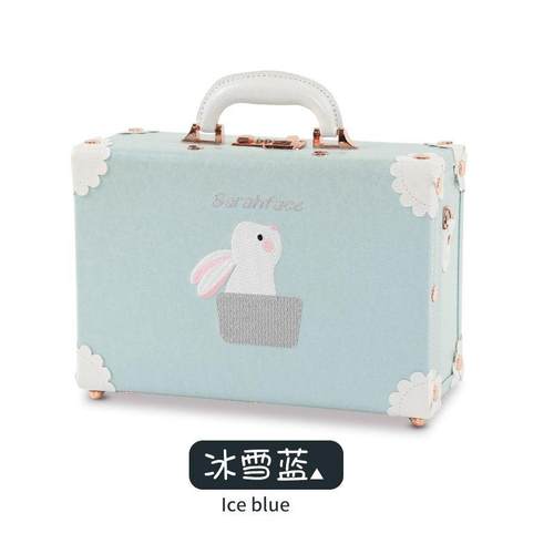 正品覆古手提行箱爱女生手提包16寸可密码箱轻便收纳皮小李箱登机