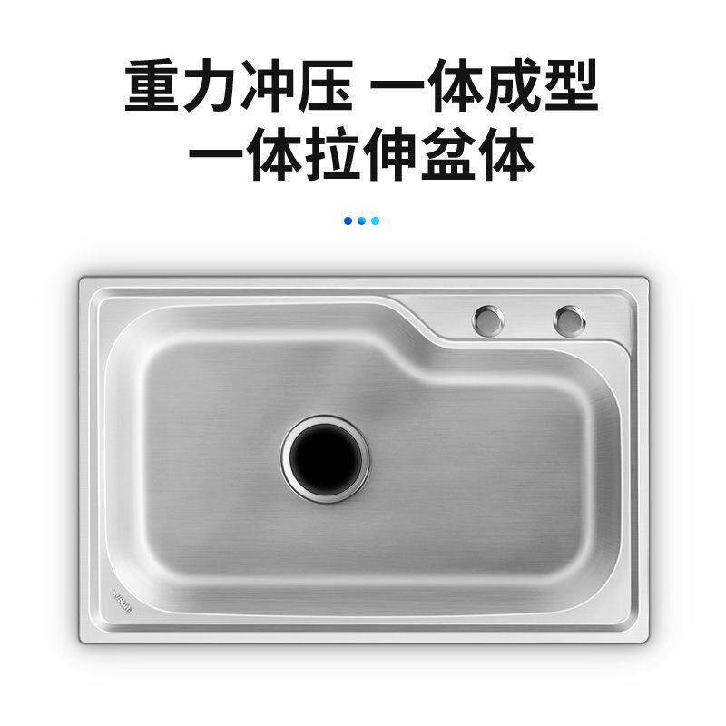 厨房加厚简易不锈钢水槽单槽双槽带支架水盆洗菜盆洗碗池套餐家用