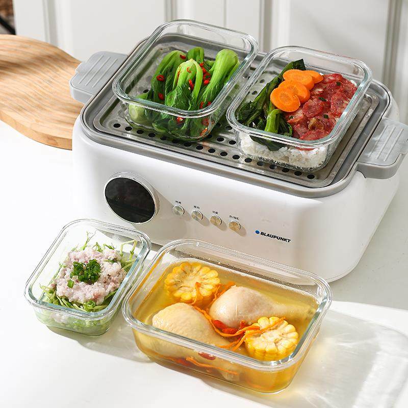 蒸锅专用玻璃碗盘家用烤箱微波炉芝士焗烤饭蒸锅蒸盘蒸肉菜透明盘,餐饮具,盘,淘宝优惠券,粉丝福利购,淘宝优惠卷