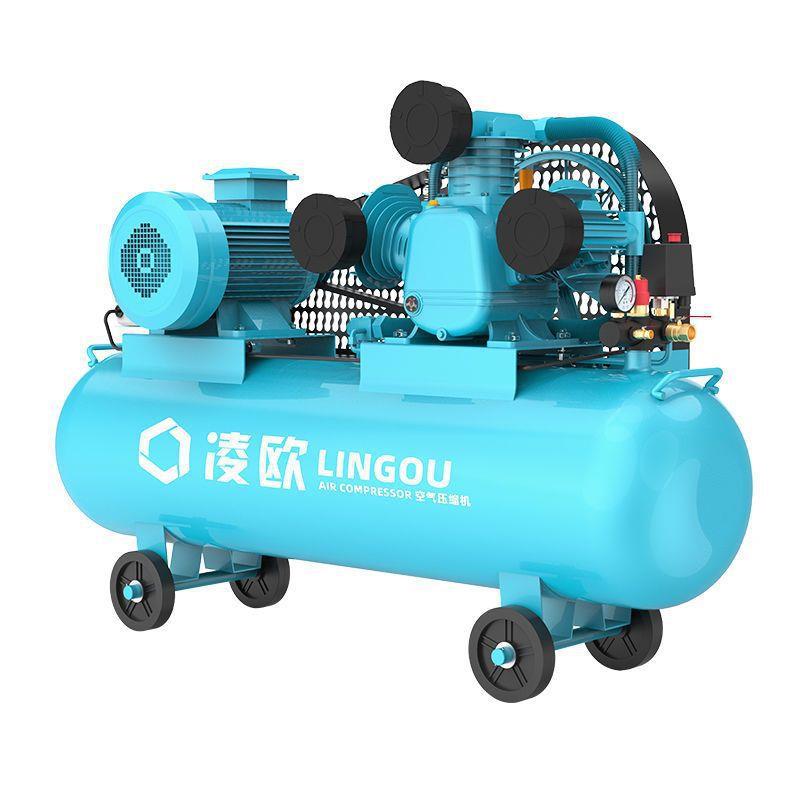 凌欧工业380V空压机木工打气泵汽修高压空气压缩机大型活塞式220V