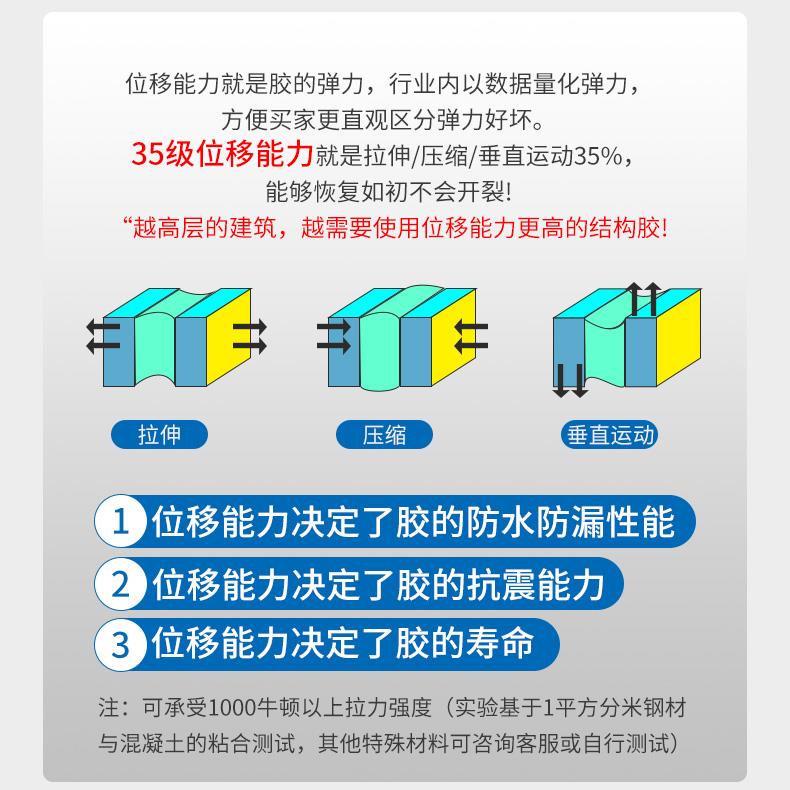 丰桐9900中性硅酮强力结构胶防水抗裂玻璃幕墙光伏阳光房外墙专用
