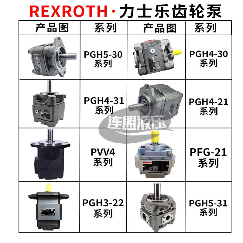 Rexr轮Goth力士乐齿泵PGH4-03NZL双联PM5-30内齿合PGH5-30高压PGM