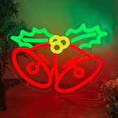 LED霓虹灯标志Merry Christmas圣诞节霓虹派对字母灯定制