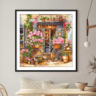 珍爱十字绣浪漫满屋2025年新款花卉挂画客厅餐厅卧室手工刺绣