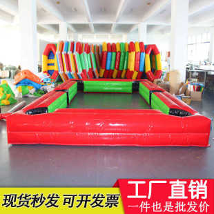 趣味充气脚踢式台球桌上足球真人斯诺克桌球户外团建拓展训练游戏