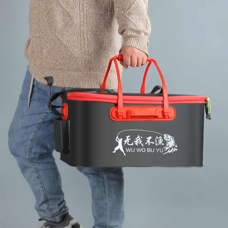 新款折叠钓鱼桶鱼护桶装鱼桶EVA水桶鱼桶钓鱼水桶活鱼箱折叠鱼桶