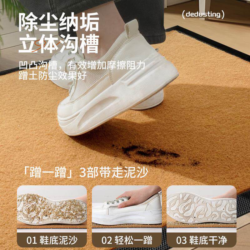 别墅入户门地垫2025新款室外门垫进门防滑垫门厅地毯耐脏门口垫子